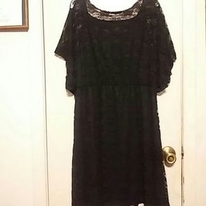 Little black. Lace dress